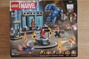 lego marvel 76315 iron man's laboratory, hall of armour