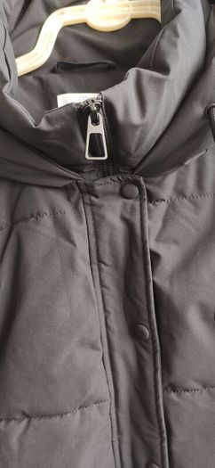 Primark Black Hooded Puffer Jacket Coat Size XL  Worn Once