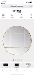 Paul Costelloe Living Belvedere Mirror Gold