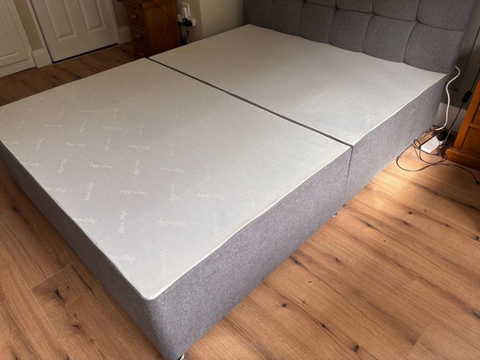 king size base and headboard