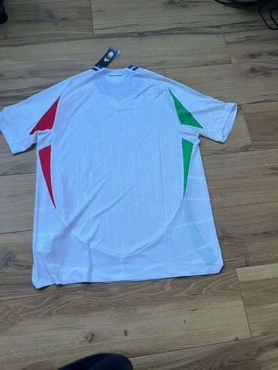 Italy Football Jersey White Size XL