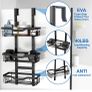 3 tier black over door Shower Caddy Organiser Image 6