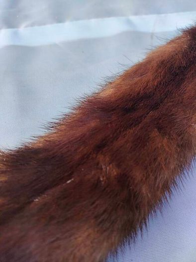 Barnardo's double pelt mink stole