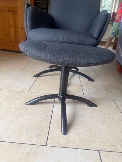Chair & footrest
