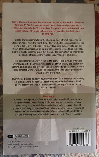 Chaos and Conspiracy, The Framing of the McBrearty Family by Gerard Cunningham