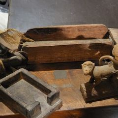 random wooden bits