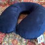 Navy blue washable travel neck pillow Image 2