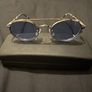 Retro purple tint sunglasses Image 3