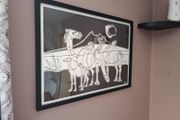 Cesar Manrique Framed Art Print Camellos en la noche 1977