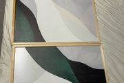 !NEW! Set Of 3 Large Japandy Style Picture Frames