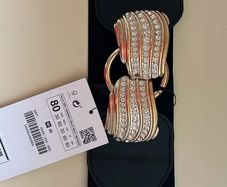 Zara waist belt with jewel detailing