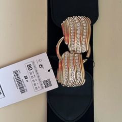 Zara waist belt with jewel detailing