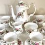 Royal Albert moss rose 15pc coffee set Image 2