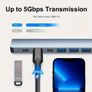 Versatile USB Hub Adapter - 4/7/8-in-1 High-Speed Expansion with SD/TF Card Reader Image 4