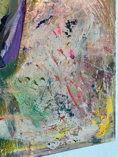 Original Abstract Painting Dublin Cow Painting