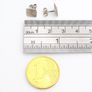 925 Silver Sunburst Stud Earrings Image 7