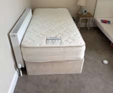 Single bed & mattress