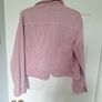 M&S Pink Denim  Jacket Size 16 Image 4