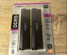 Sealed 6400MHZ Crucial Pro DDR5 Ram 32gb Kit CL38 (2x16gb) Gaming Memory