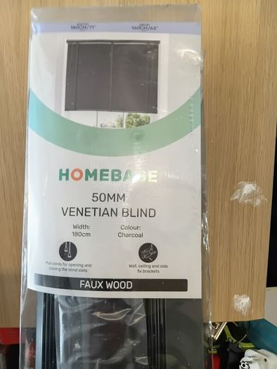 venetian blinds 50mil 2 x180cm 2 120cm