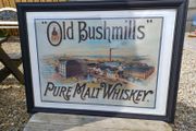 Large Vintage Old Bushmills Picture
