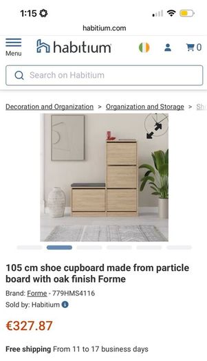 Shoe cabinet