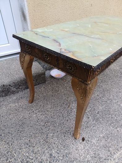 Vintage Marble Look Coffee Table