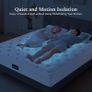Double Mattress 4FT6 with Comfortable Memory Foam, Pocket Sprungs Hybird Mattress with Motion Isolation, Orthopaedic Mattresses Medium Firm, 10.2 Inch Deep, 135 x 190 x 26 cm Image 2