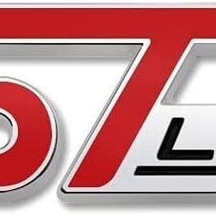 ST Line Emblem Metal Car Front Grille Decoration, Easy Installation, comes with screws and sticky decal, Compatible with Most Cars (Red & Silver)