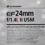 Canon 24mm f1.4L II USM Image 3