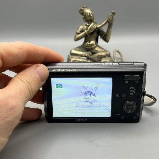 Sony DSC-W510 12.1MP Digital Camera Black - Full Kit
