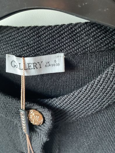 cardigan Bnwt size small gallery black cardigan with gold buttons