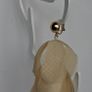 Cream Vanilla Juilette Cascading Floral Petal Clip On Earrings Image 9