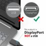 1.8M DisplayPort DP To HDMI Cable Adapter For Lenovo Dell HP Asus Laptop PC New - FHT10CAB Image 3