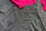 Long Grey ZOE Skirt  Size 10