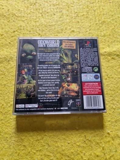 Oddworld Abe s Exoddus  PlayStation 1 ps1 PlayStation 2 ps2 games Original
