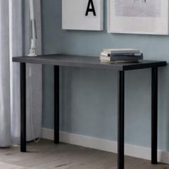 Office Desk 120x60 dark grey with adjustable legs