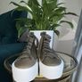 Ladies Khaki Green & White Retro Trainers from Stradivarius Size UK 5 / EU 38 Image 6