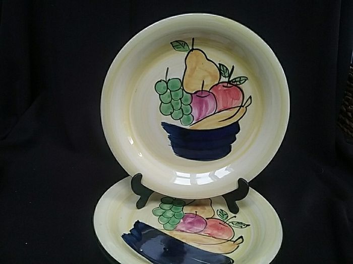 Three Large Plates
