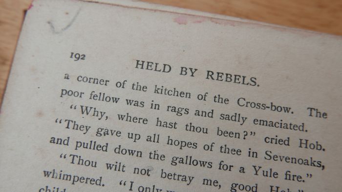 Tom Bevan.held By Rebels