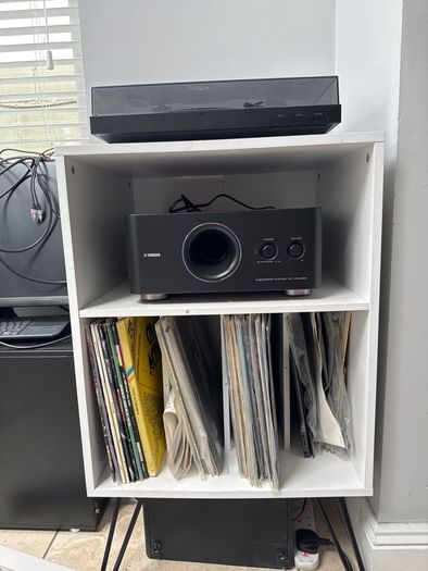 stereo record player stand