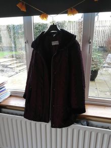 ladies Coat. ( Jacket) Size 18. Wine Colour,. NOW REDUCED TO 20.00