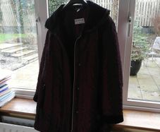ladies Coat. ( Jacket) Size 18. Wine Colour,. NOW REDUCED TO 20.00