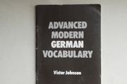 Advanced Modern German Vocabulary.