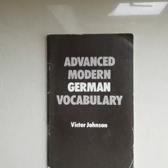 Advanced Modern German Vocabulary.