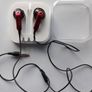SONY ERICSSON Vintage Bass Reflex Earphones Headset EarBuds-3.5mm Plug Bass Reflex Red-UVG Image 2