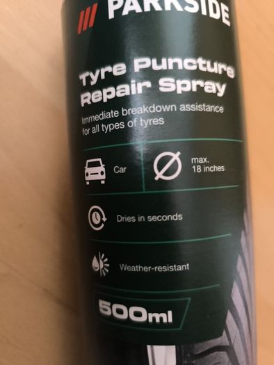 Tyre Puncture Repair Spray