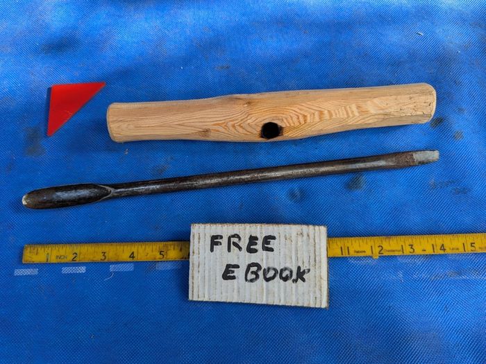 3/4" Spoon Auger Bit.