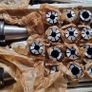 USSR NOS ISO40 Collet Chuck Set with Collets  2 ISO40 Tool Holders Image 3