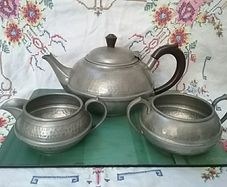 My Lady Pewter Tea Set